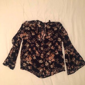 Lucky Brand floral blouse